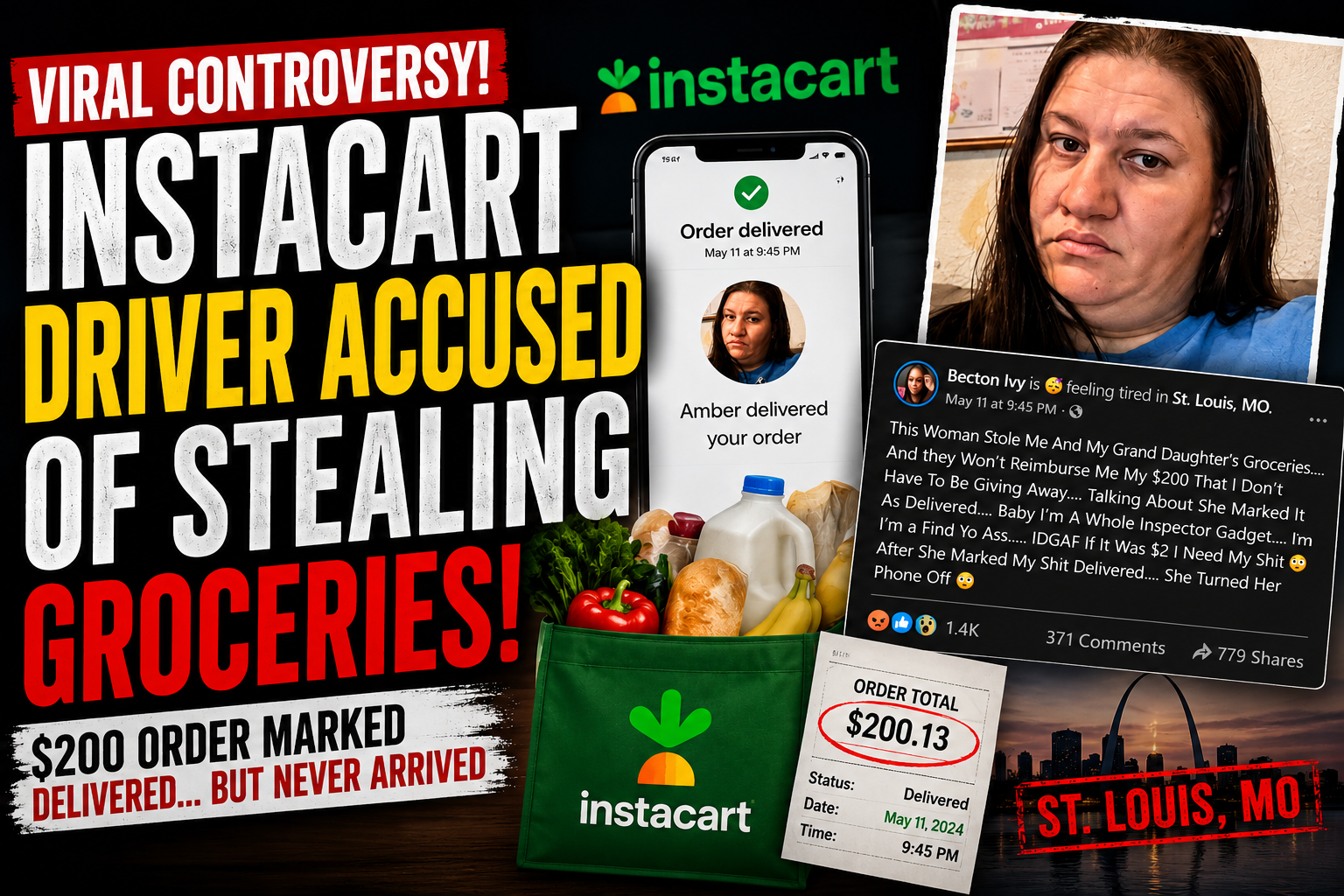 Instacart Delivery Dispute Sparks Viral Backlash Online