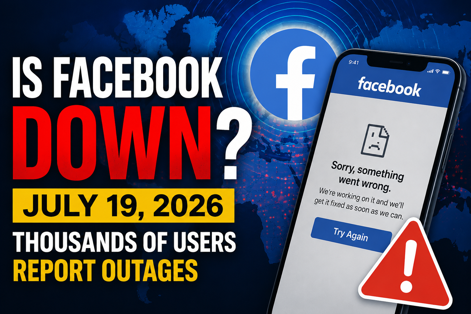 Facebook Outage Affects Thousands of Users